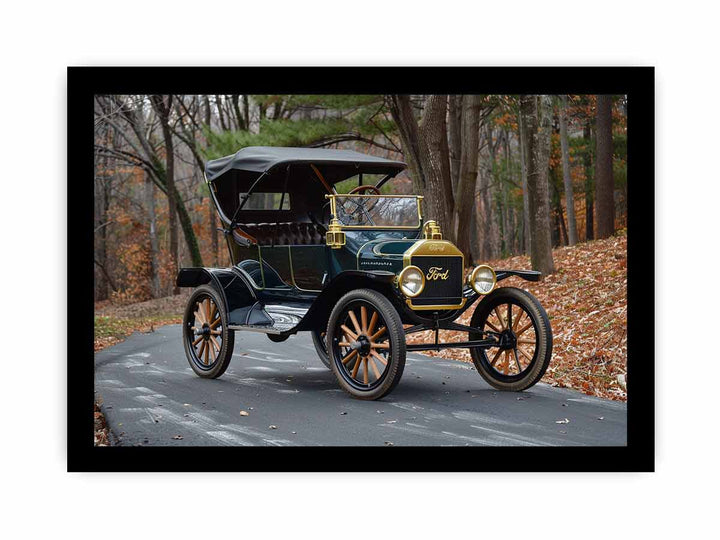 1917 Ford Model T framed Print