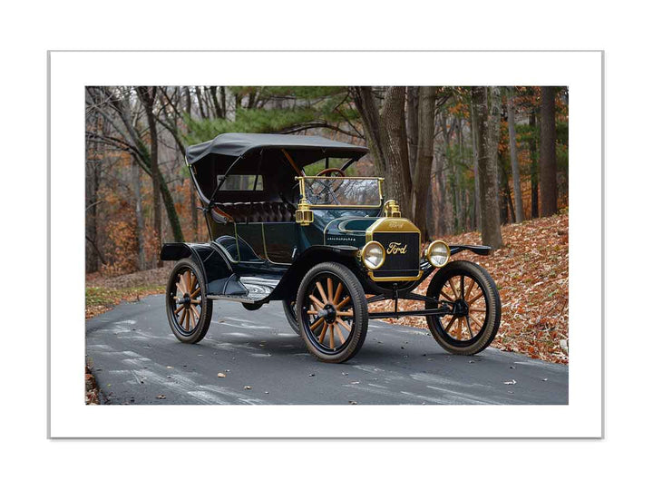 1918 Ford Model T framed Print