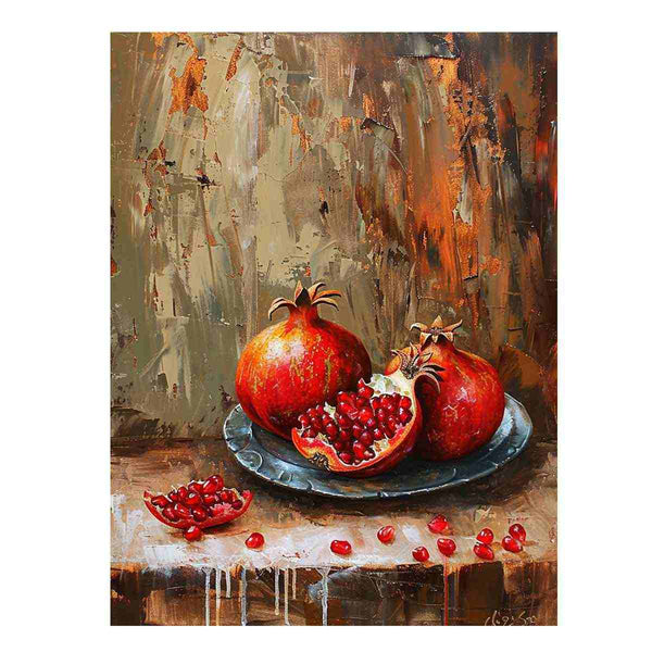 Pomegranate Art Painting Art Print