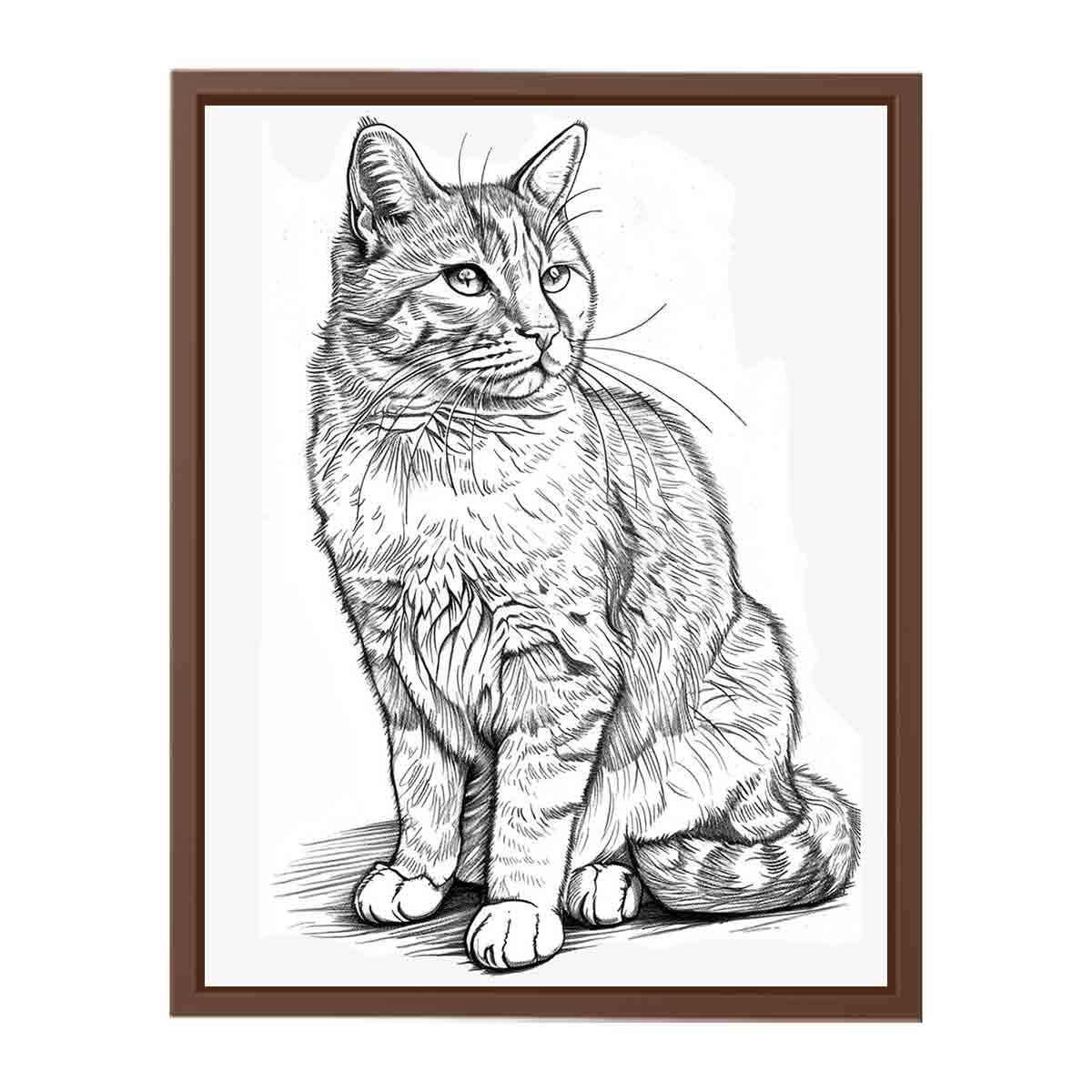 Color Me Cat Painting