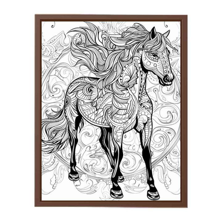 Color Me Horse Painting