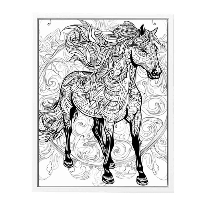 Color Me Horse Painting