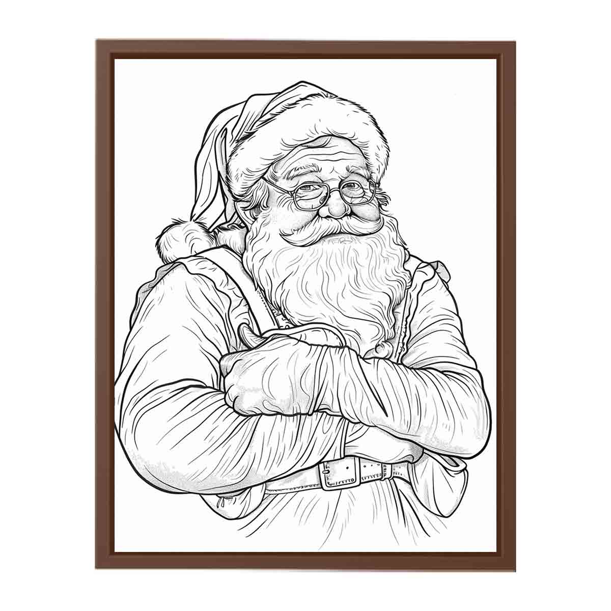 Color Me Santa Painting