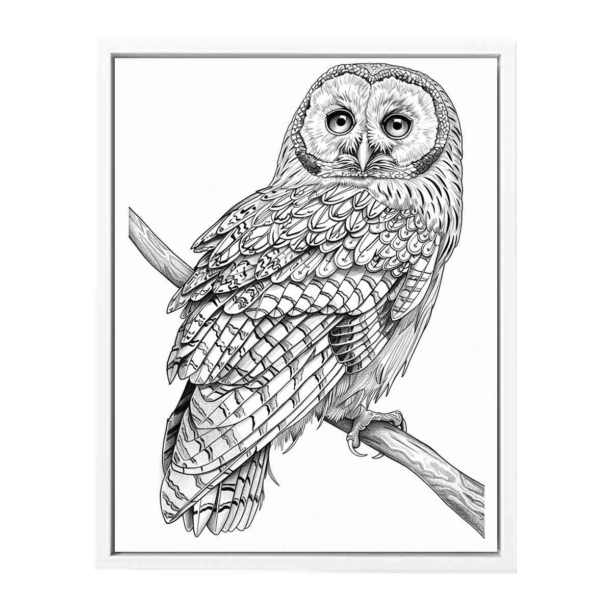 Color Me Owl Painting
