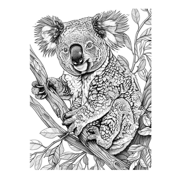 Color Me Koala Art Print