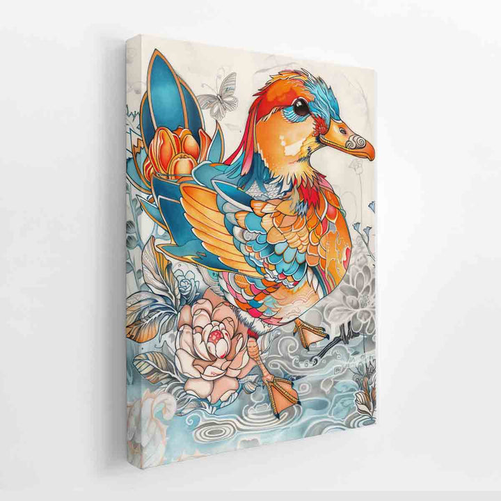 Duck Art canvas Print
