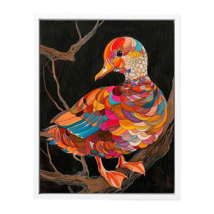 Colorful Duck Painting