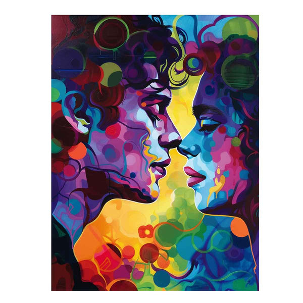 Rainbow Kiss Art Print
