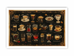 Coffee Art framed Print