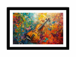 Music Art Painting framed Print