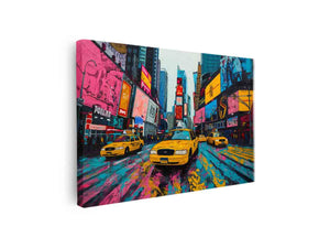 Times Square  Painting canvas Print