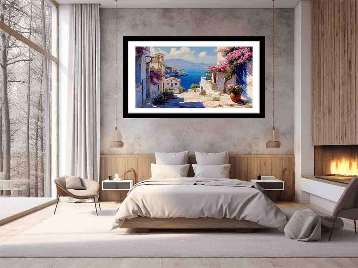 Santorini Pink View
