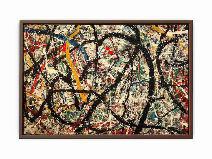 Color Drip Art Painting