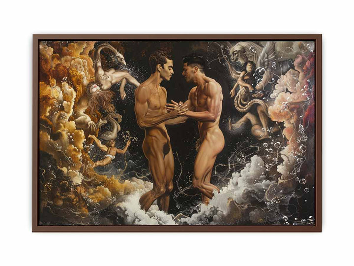Homoerotic Art print Painting