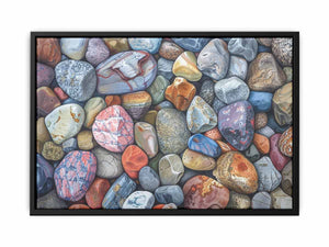 Rocks Painting canvas Print
