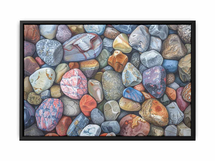 Rocks Painting canvas Print
