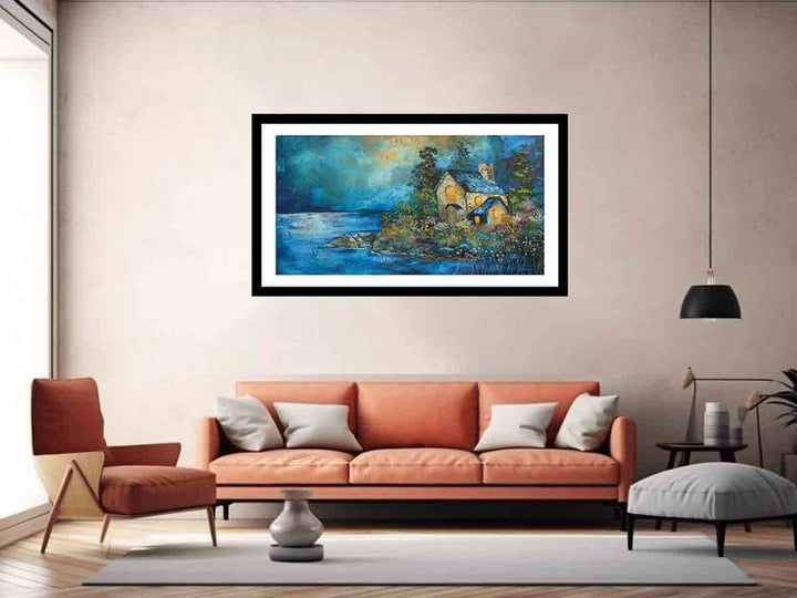 Cottage Painting Art Print