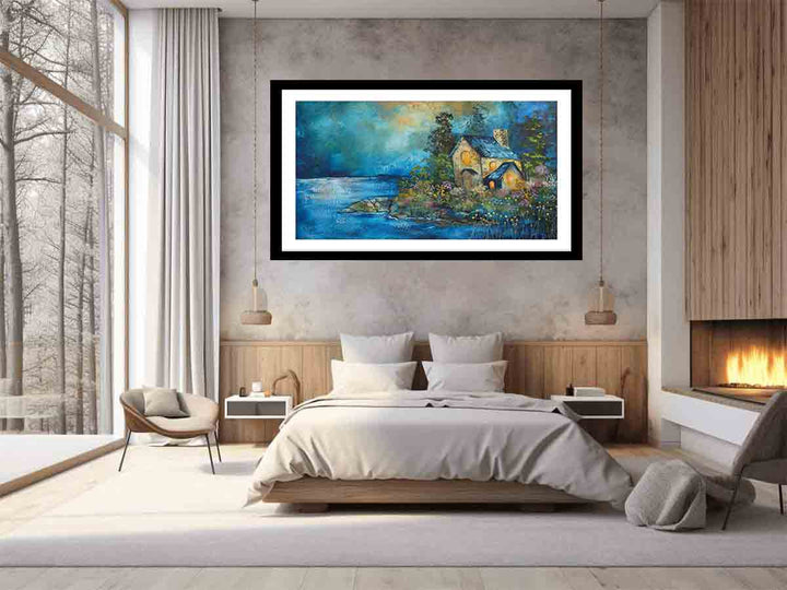 Cottage Painting Art Print
