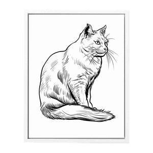 Colour me  Cat Painting