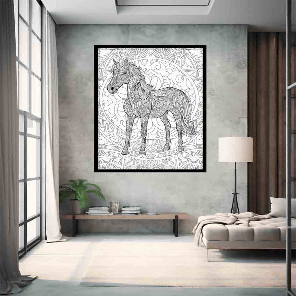Mandala Horse
