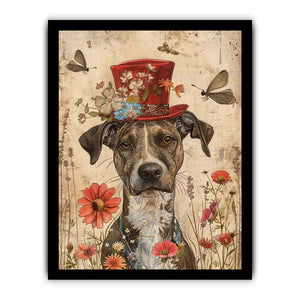 Elegant Fox Art framed Print