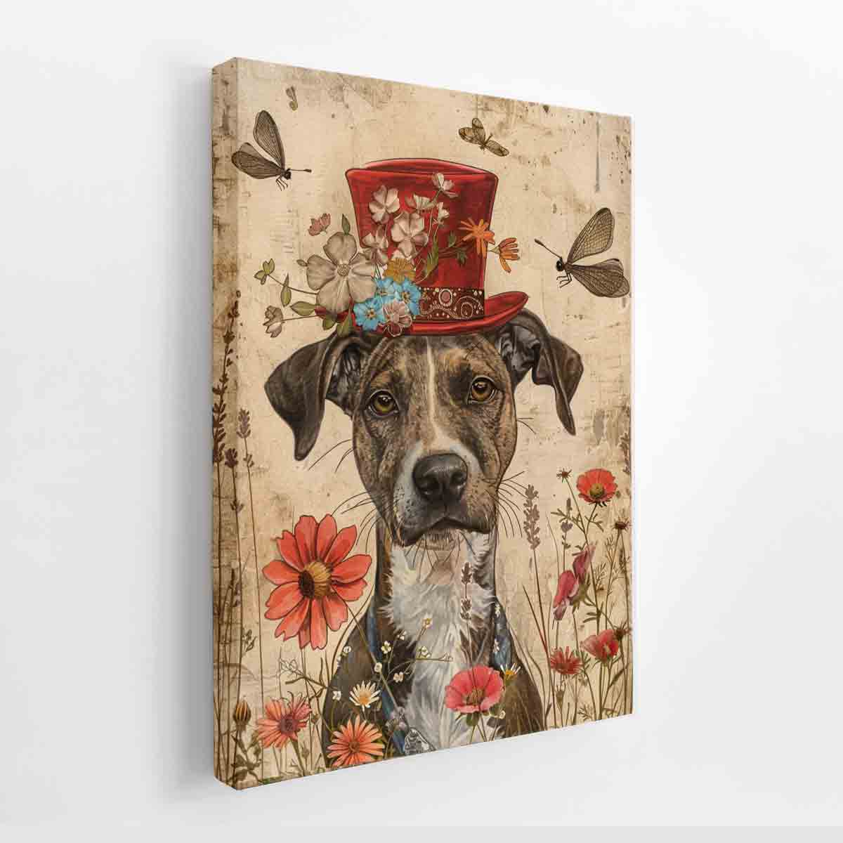 Elegant Fox Art canvas Print