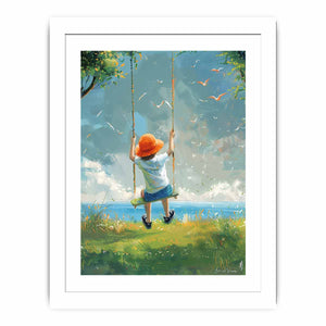 Swinging Art framed Print