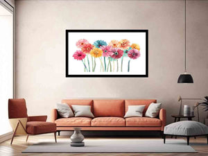Pastel Daisy Row