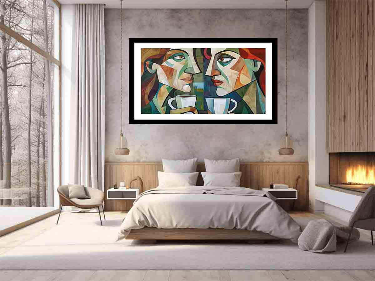 Coffee Talk Art Print