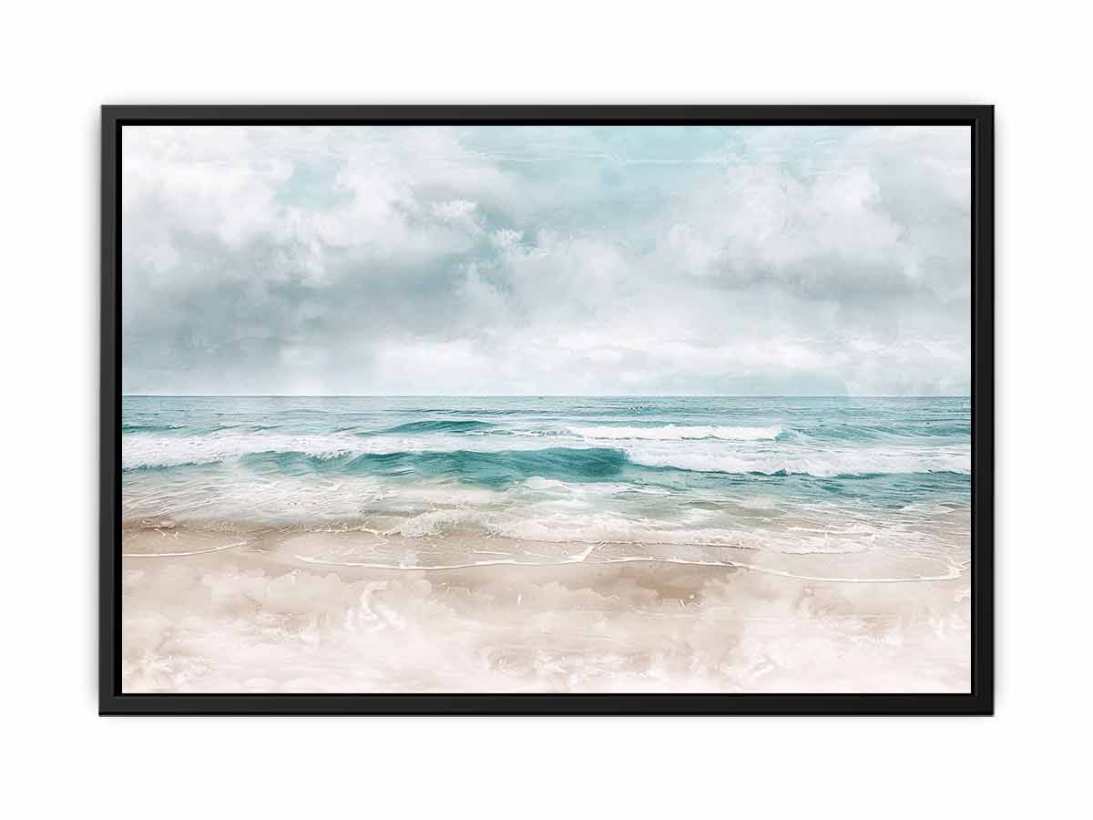 Abstract Beach Art  canvas Print
