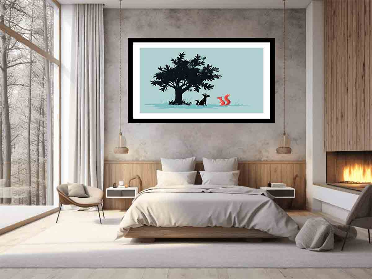 Secret talk  Art Print