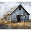 White Barn Art Print