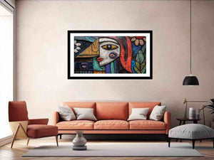 Folk Painting Art Print