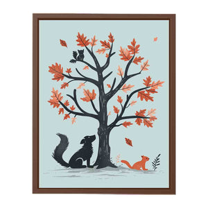 oak tree & animals Art Painting