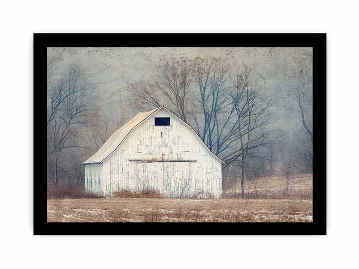 Barn Countryside Art framed Print