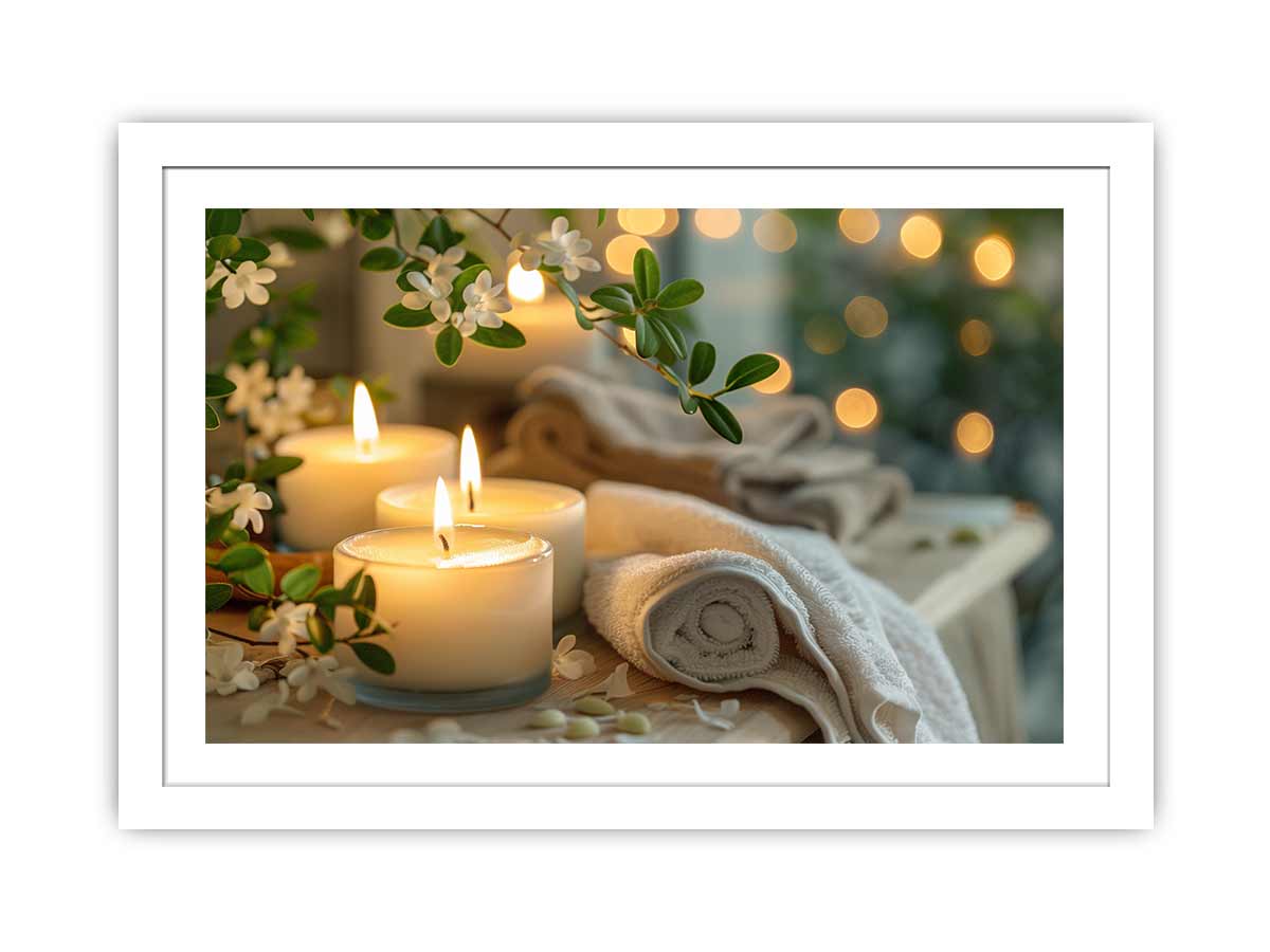  Still Life in Spa Art framed Print