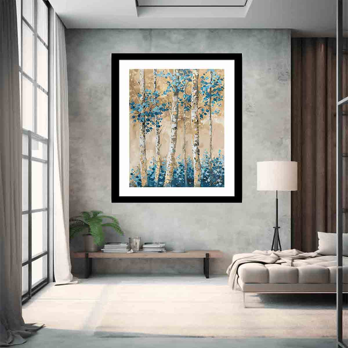 Azure Birch Grove