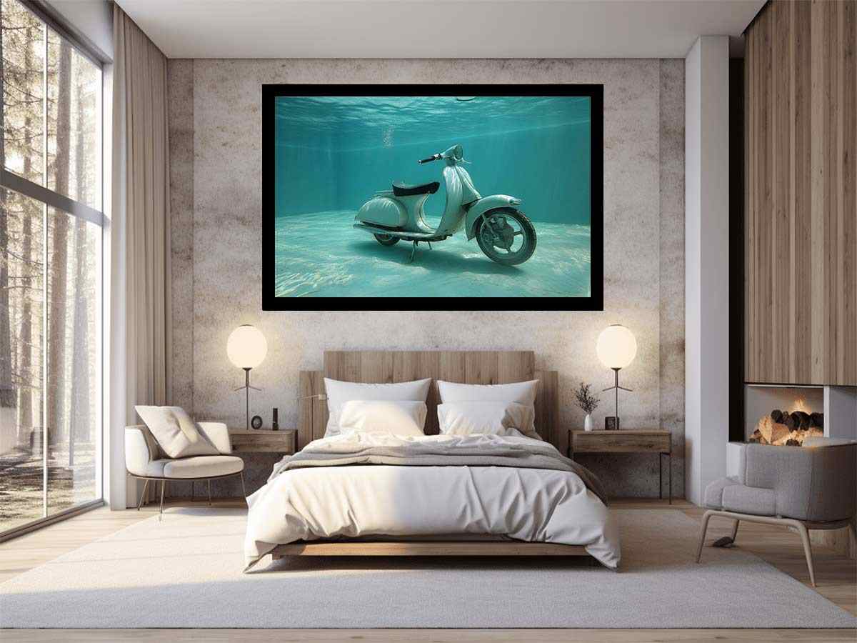 Submerged Vespa