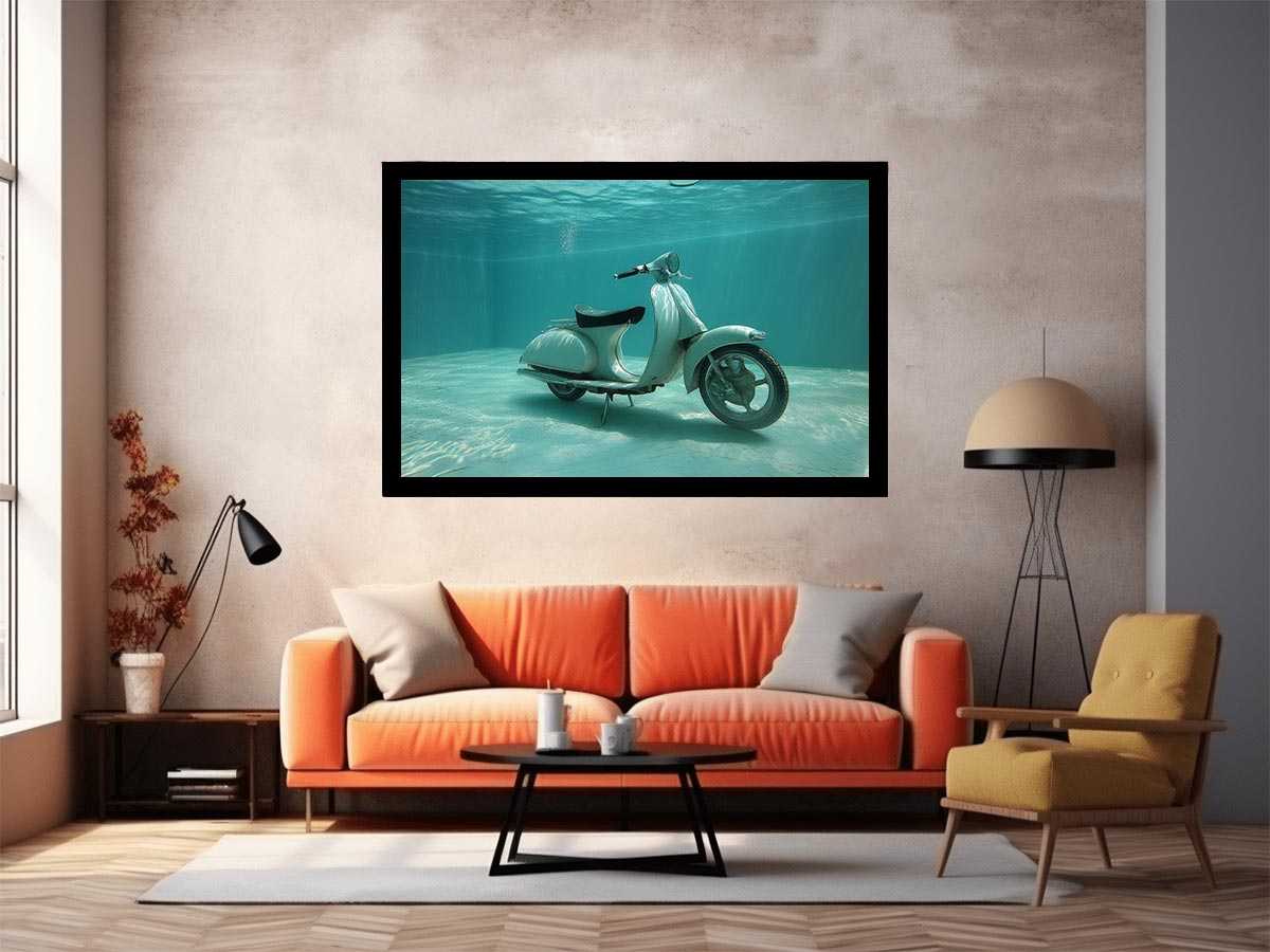Submerged Vespa