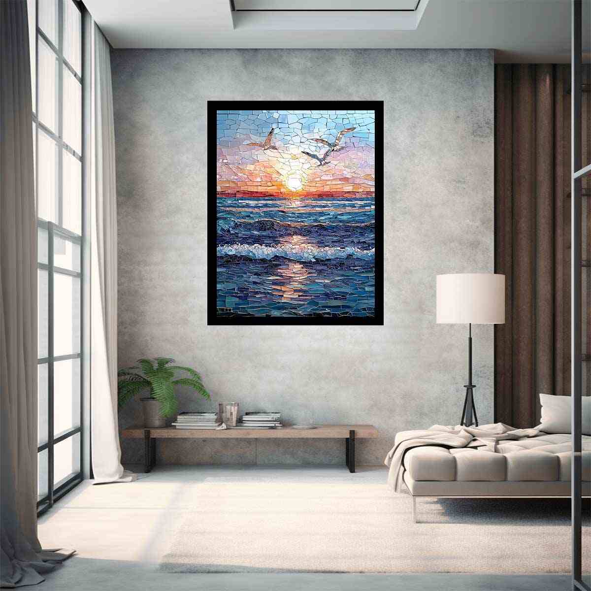 Seabird Sunset Mosaic