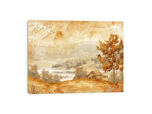 golden valley homestead canvas print