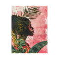 tropical muse portrait canvas print