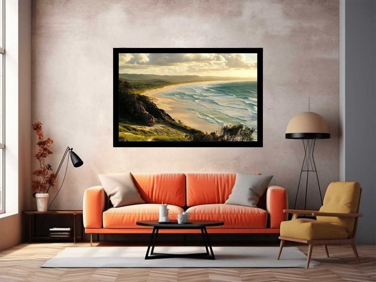 Sunlit Coastal Expanse