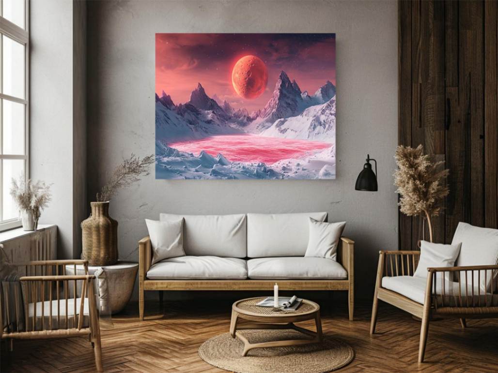 Crimson Ice Moon