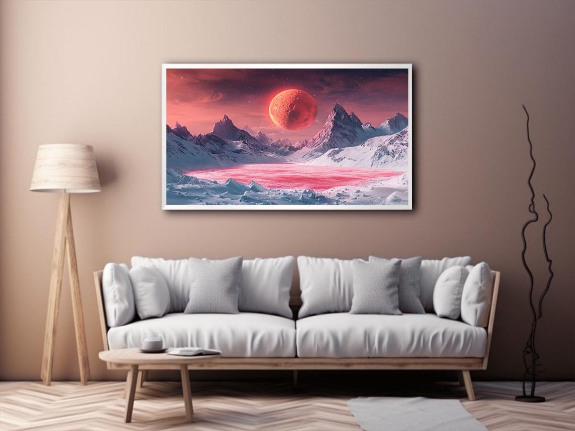 Crimson Ice Moon