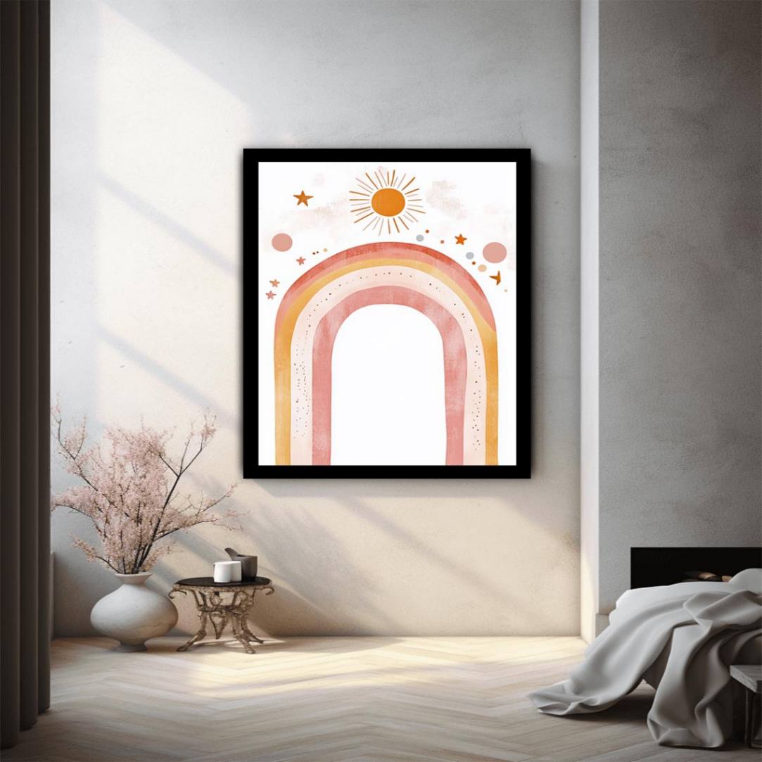 Sunlit Rainbow Arch