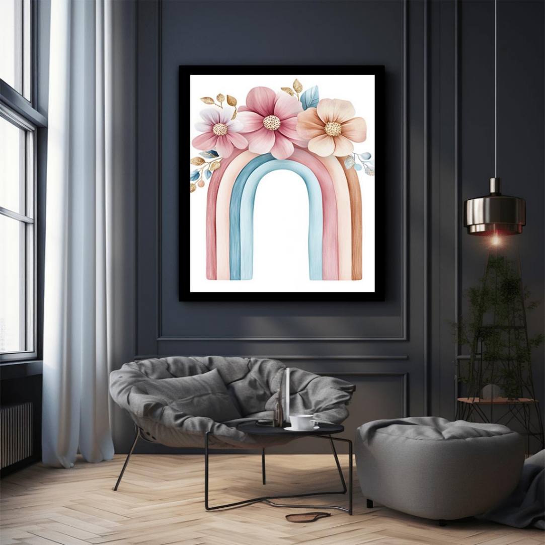Floral Pastel Rainbow