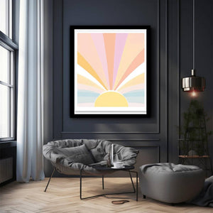 Pastel Sunburst
