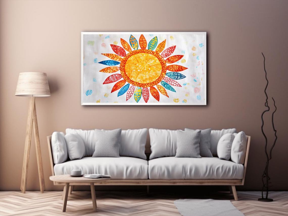 Patterned Sunburst