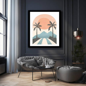 Palm Sunset Arch